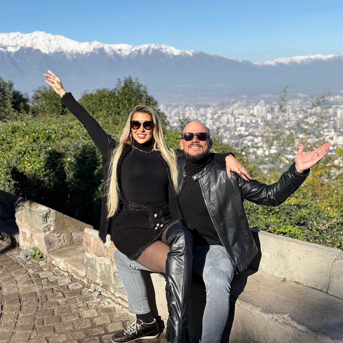 City walking tour em Santiago